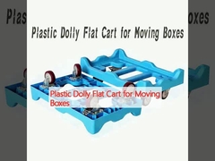 Dòng xe nhựa Dolly Flat để di chuyển các hộp