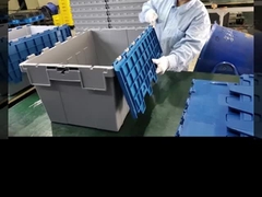 Hộp cứng gấp hộp cá nhựa gắn nắp nắp nắp để lưu trữ 760x570x620mm