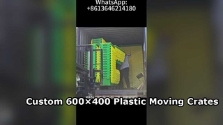 Thùng chứa có nắp đính kèm 600 × 400 × 315mm - Thùng nhựa hạng nặng có nắp cho hậu cần