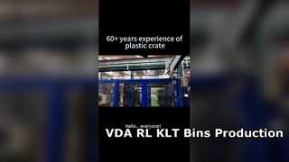 VDA RL-KLT Sản xuất container Ô tô Thùng nhựa hậu cần tiêu chuẩn Nhà sản xuất