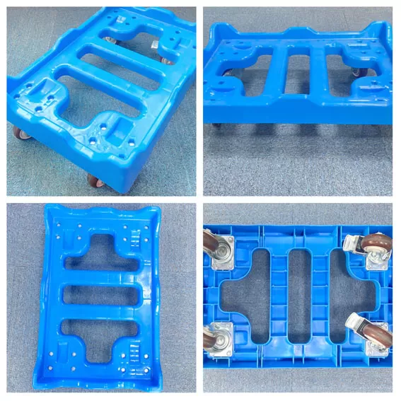 Blog công ty mới nhất về Xe đẩy hàng bằng nhựa so với xe đẩy hàng bằng kim loại: Loại nào phù hợp với nhà kho của bạn?