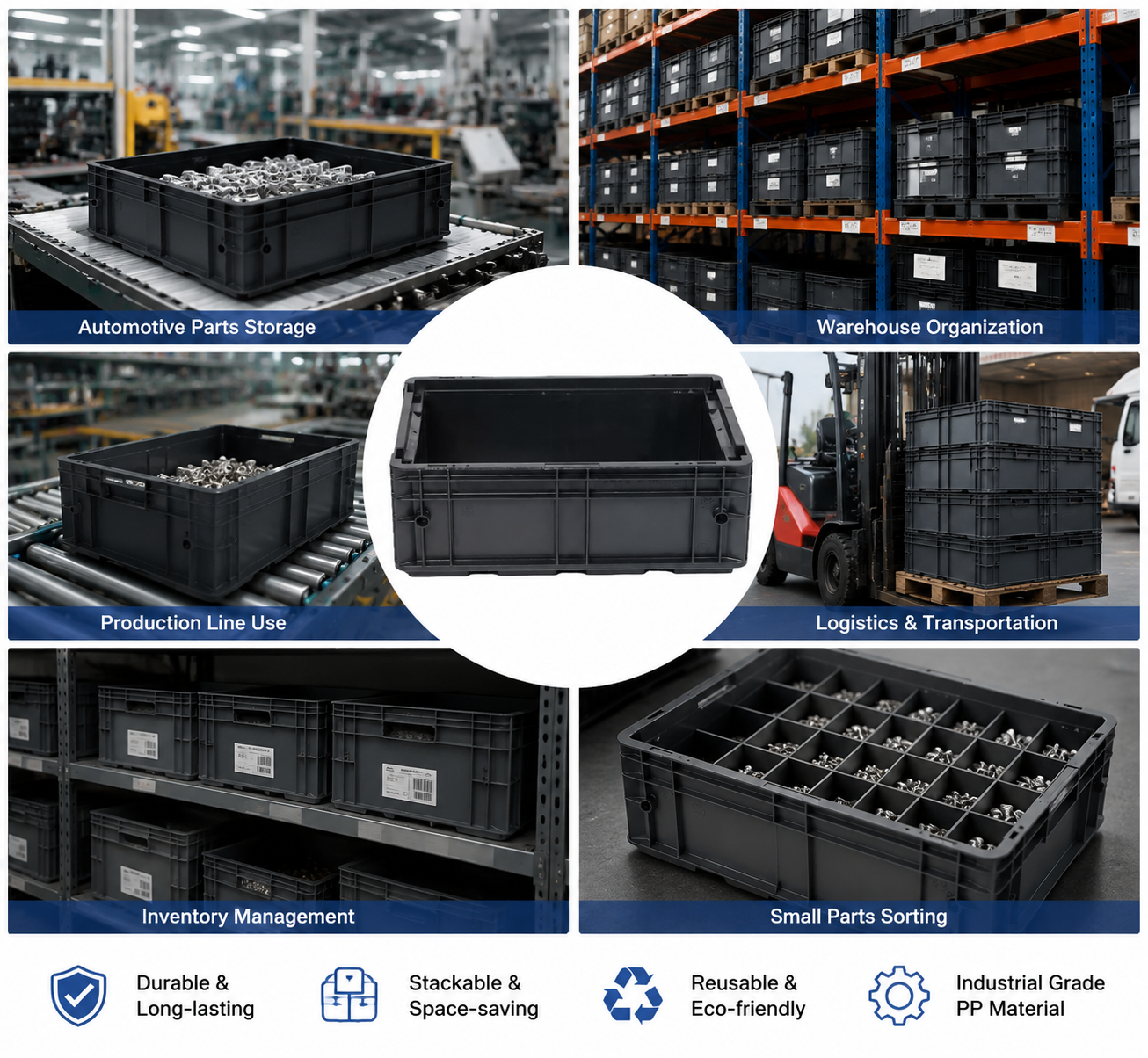 Blog công ty mới nhất về Smart Logistics Upgrade: How RFID-Enabled VDA Containers with Kanban Label Holders Support Digital Factory Development