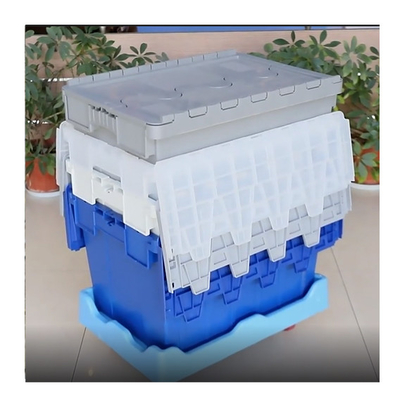 Mua Giải pháp lưu trữ trong kho Hộp nhựa được xếp chồng và không thể ngăn được với nắp gắn sản xuất trực tuyến