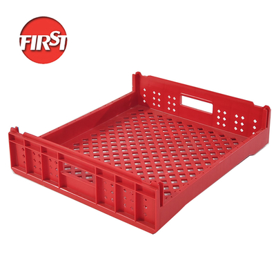 Mua PP hình chữ nhật hộp nhựa Nestable doanh thu Crates lưu trữ Tiết kiệm không gian 510x450x105mm sản xuất trực tuyến