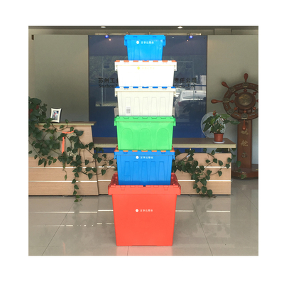 Mua Chất chứa nhựa xếp chồng được tùy chỉnh màu sắc không gấp lý tưởng để di chuyển và lưu trữ sản xuất trực tuyến