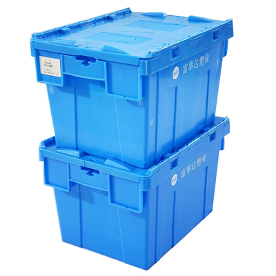 Mua Các thùng nhựa có thể xếp chồng lên nhau với nắp nắp gắn trên nắp sản xuất trực tuyến