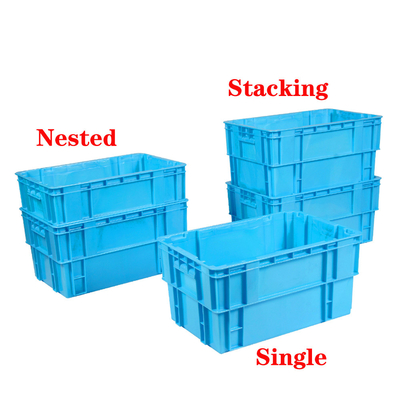 Mua Solid Box Style Logistic Transport PP Plastic Moving Crate Nước ngọt cho kho lưu trữ công nghiệp sản xuất trực tuyến