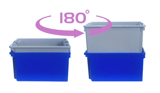 mua Bộ chứa nhựa Stack And Nest Nestable Reusable Logistics Container Nhà sản xuất sản xuất trực tuyến