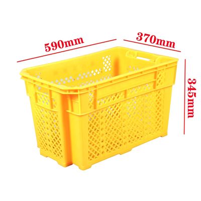 Mua Thùng nhựa công nghiệp xếp chồng và lồng vào nhau, thiết kế có lỗ thông hơi cho hậu cần hiệu quả sản xuất trực tuyến