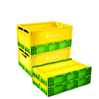 Mua 29L hộp nhựa gấp Cổ nhựa gấp có thể xếp chồng nhau sản xuất trực tuyến