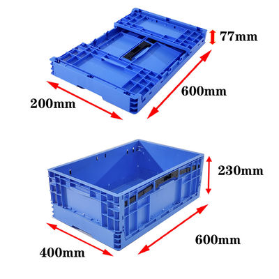 Mua 600 × 400 Solid Lớp hộp gấp Euro PP Logistics Box OEM Nhà sản xuất Bao bì có thể sử dụng lại sản xuất trực tuyến