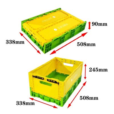 mua Thùng nhựa RFID có thể gấp gọn, tái sử dụng, thùng nhựa nông nghiệp có thể gấp gọn sản xuất trực tuyến