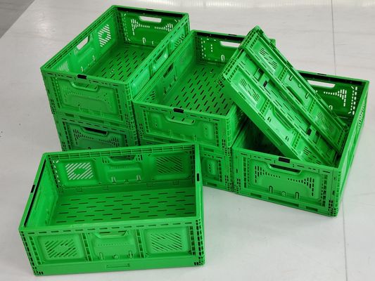 Mua Thùng nhựa có thể gập lại 600 × 400 để thu hoạch trái cây và hậu cần nông nghiệp sản xuất trực tuyến