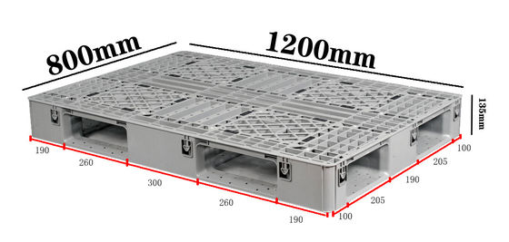 Mua Pallet Nhựa Tiêu Chuẩn Châu Âu Chịu Lực Cao (1200x800x135mm) Dùng Cho Logistics Kho Hàng sản xuất trực tuyến