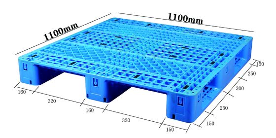 Mua 1100×1100 Tấm Pallet Nhựa Ba Thanh Chạy HDPE Dùng Cho Kho Hàng và Logistics sản xuất trực tuyến
