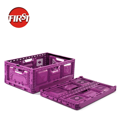570x370x210mm Hộp hoa quả nhựa gấp nhỏ nông nghiệp