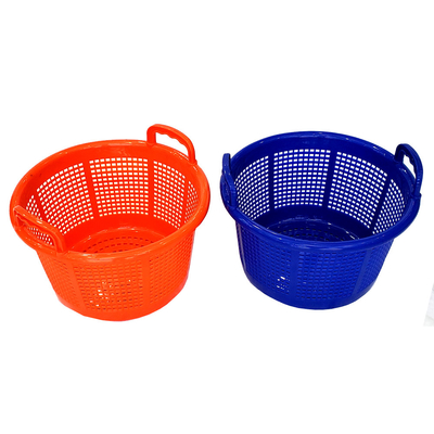 Thị trường siêu thị Cổ lưu trữ lưới nhựa được xếp chồng lên nhau cho vụ thu hoạch trái cây Thùng hộp 42CM