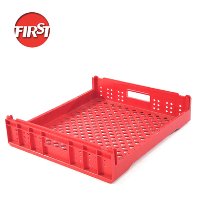 Đen đắp chồng PP bánh mỳ hộp nhựa cho bánh mì trái cây rau Tote đắp chồng