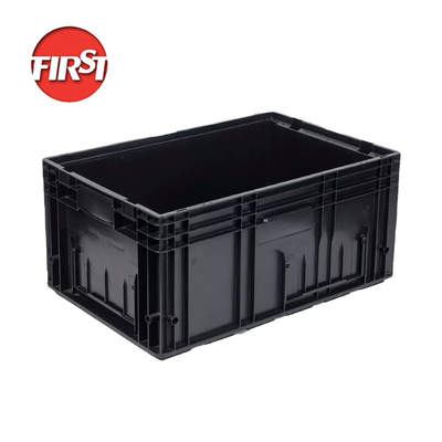 600x400mm VDA Hộp chuyển nhượng nhựa KLT Chất bơm được xếp chồng lại tái chế PP EUR Thùng nhựa