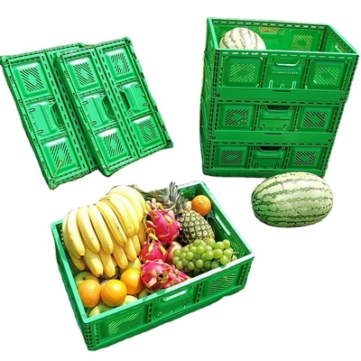 Bao bì rau PP hộp di chuyển nhựa thùng chứa thùng xếp chồng thùng gấp