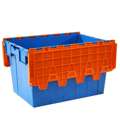600x400x365mm Plastic Logistic Container Lưu trữ Tote Box Lưu trữ Crates